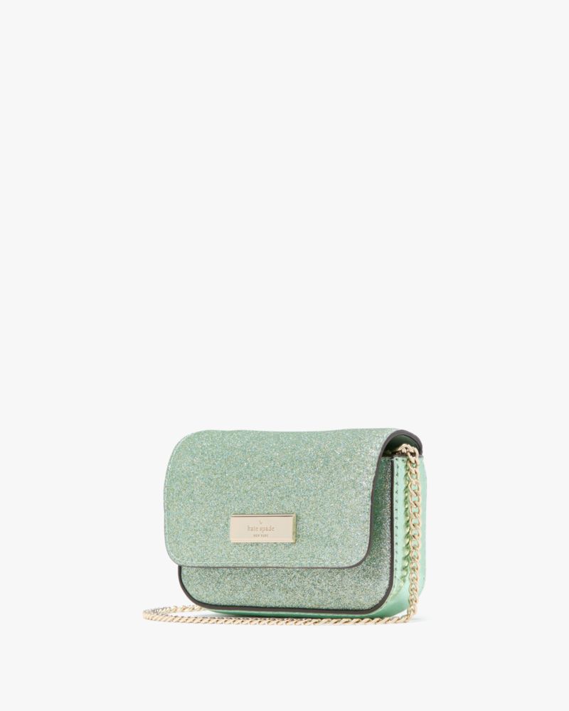 Kate Spade,Kenzie Glitter Card Case Crossbody,