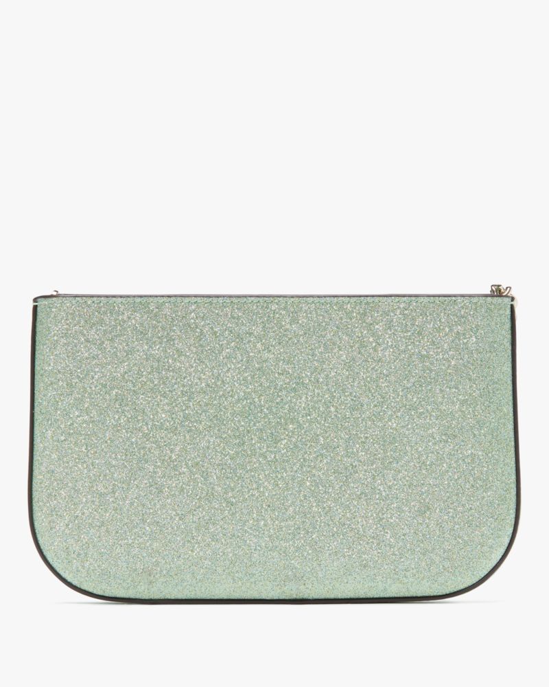Kate Spade,Kenzie Glitter Lilly Pochette,Green