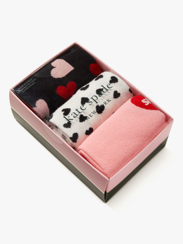 Kate Spade 3 Pair Pack Trouser Socks Polka Dot Pink Heart : :  Clothing, Shoes & Accessories