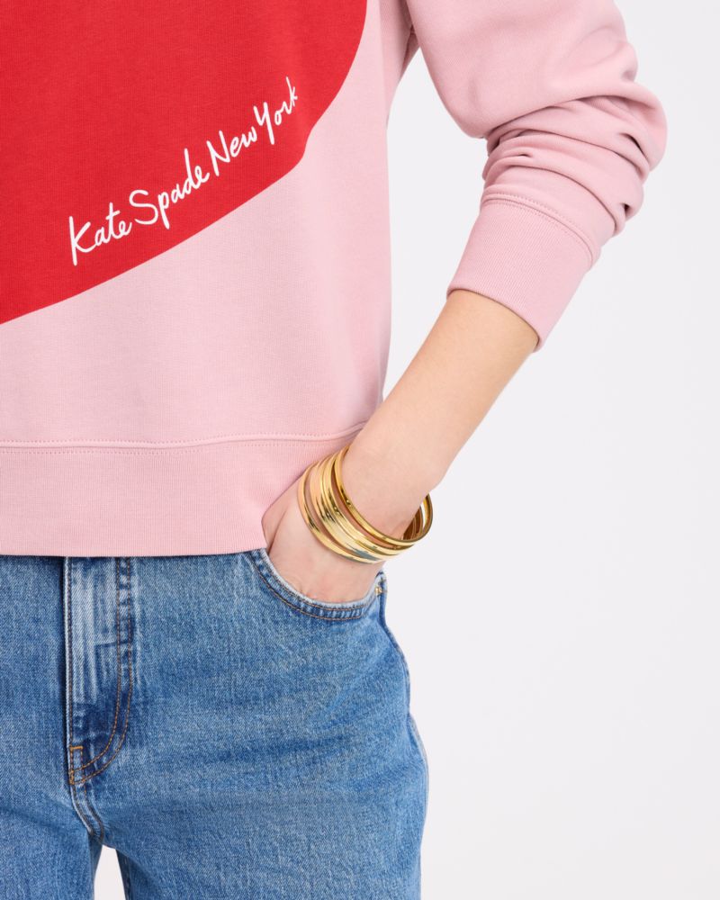 Kate Spade,Heart Sweatshirt,