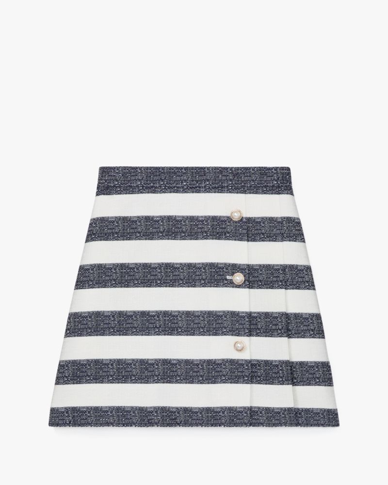 Sailor Stripe Pleated Skirt