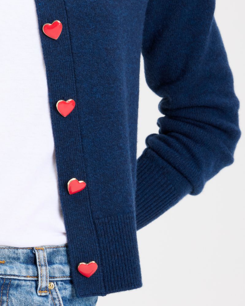 Kate Spade,Heart Button Nell Cardigan,