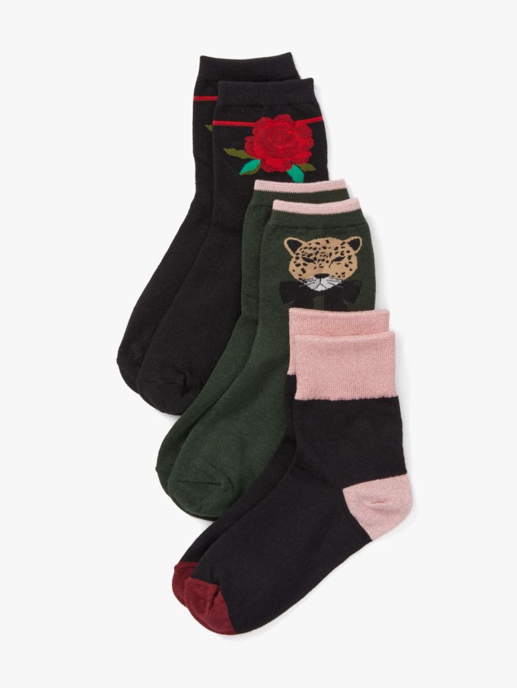 NWT 3 Pack Kate Spade Crew Socks  Kate spade sneakers, Kate spade