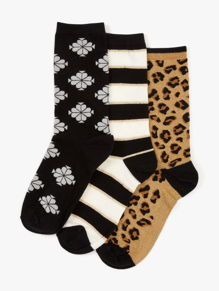 Kate Spade Animal Print Athletic Socks for Women