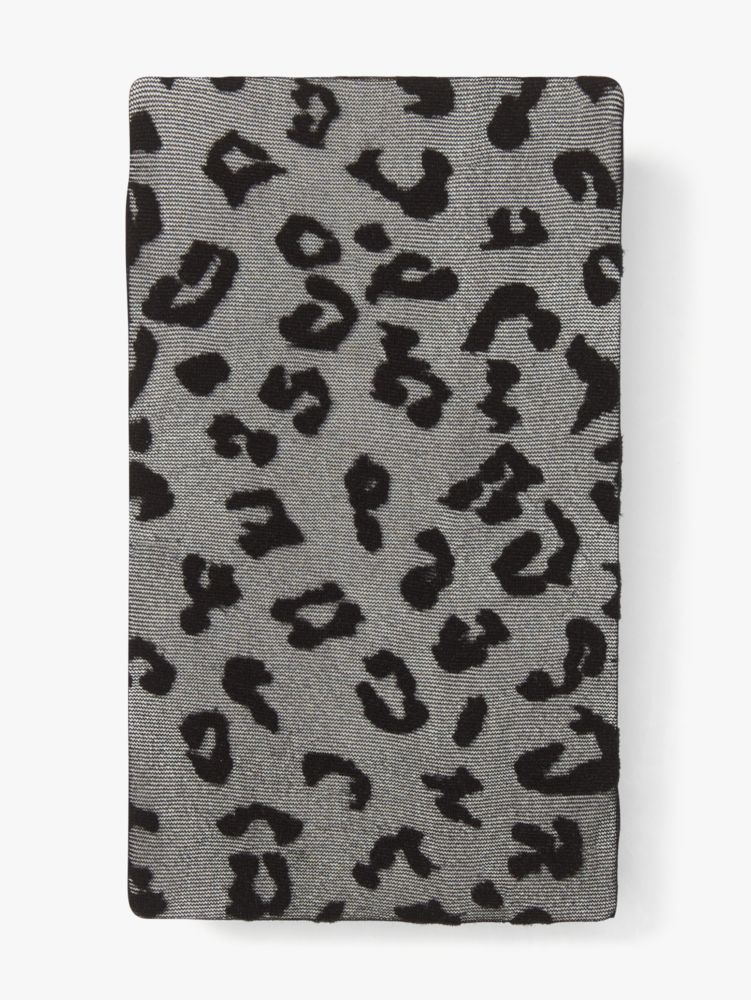 Kate Spade,Leopard Tights,Black