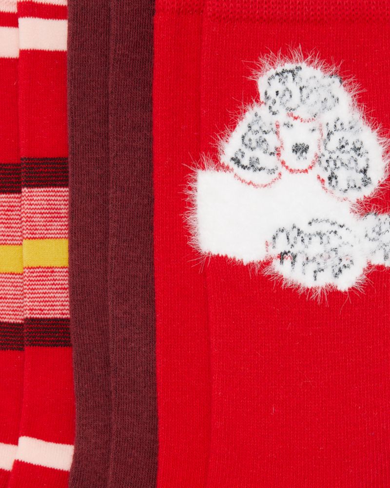 Poodle 3 Pack Boxed Crew Socks