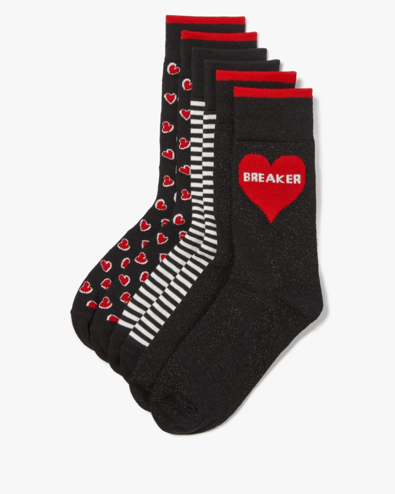 Kate Spade Black Cat Athletic Socks for Women