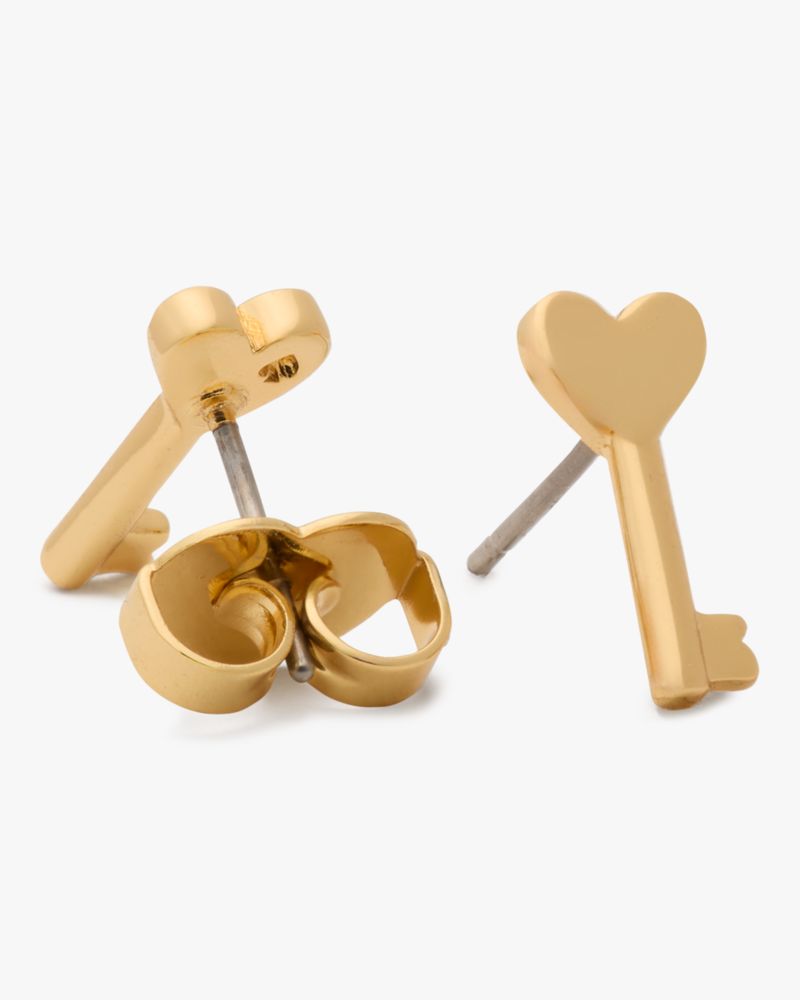 Kate Spade,With All My Heart Key Studs,