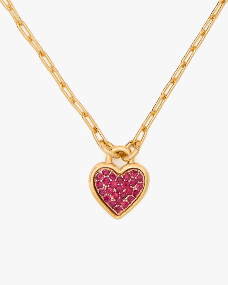 With All My Heart Pavé Pendant