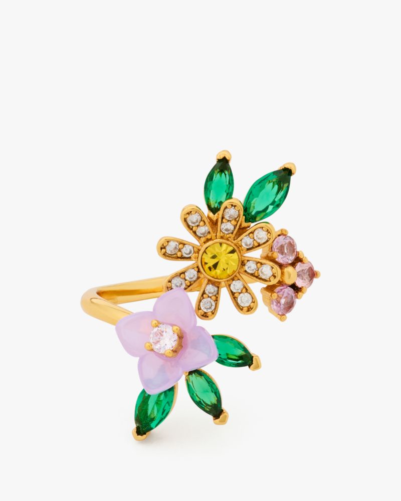 Bursting Blooms Wrap Ring