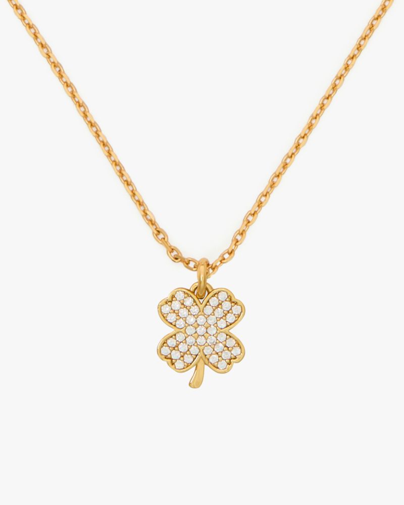 Lucky Charm Pavé Clover Pendant