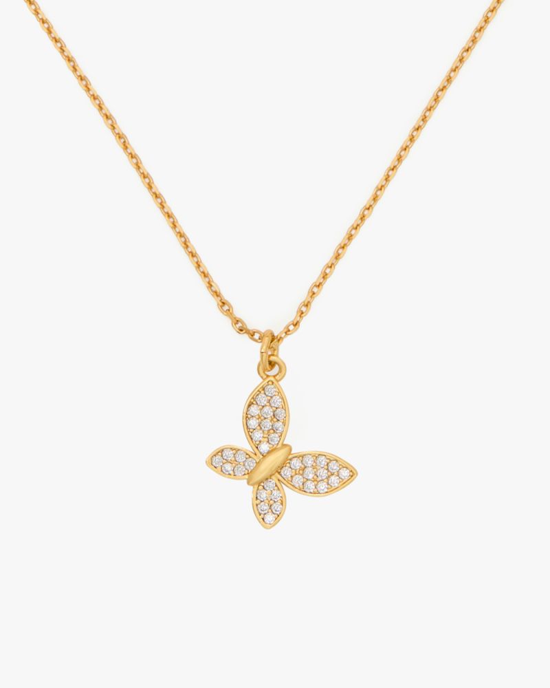 Lucky Charm Pavé Butterfly Pendant