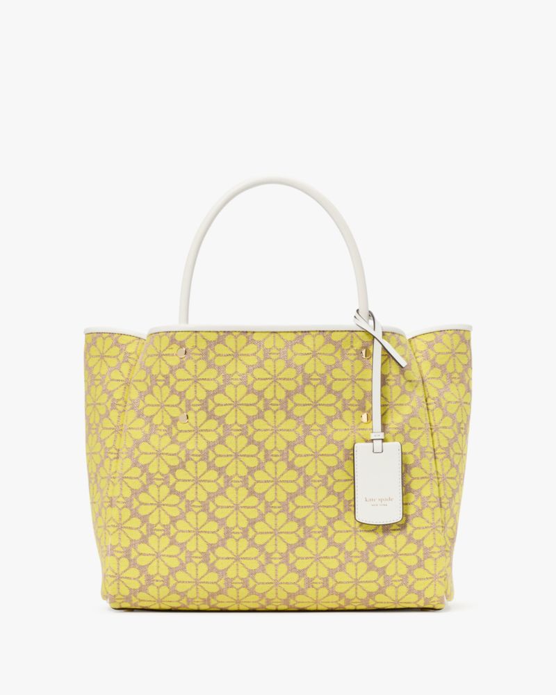 Spade Flower Jacquard Spade Flower Jacquard Medium Everything Tote