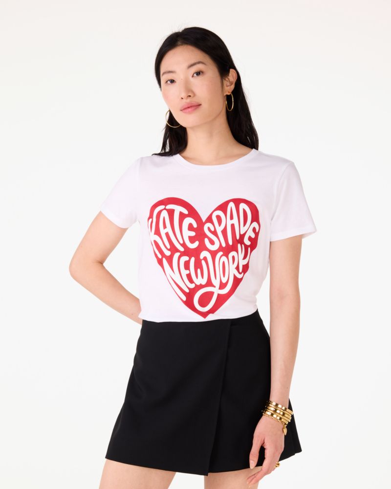 Kate Spade,Valentine's Logo Tee,