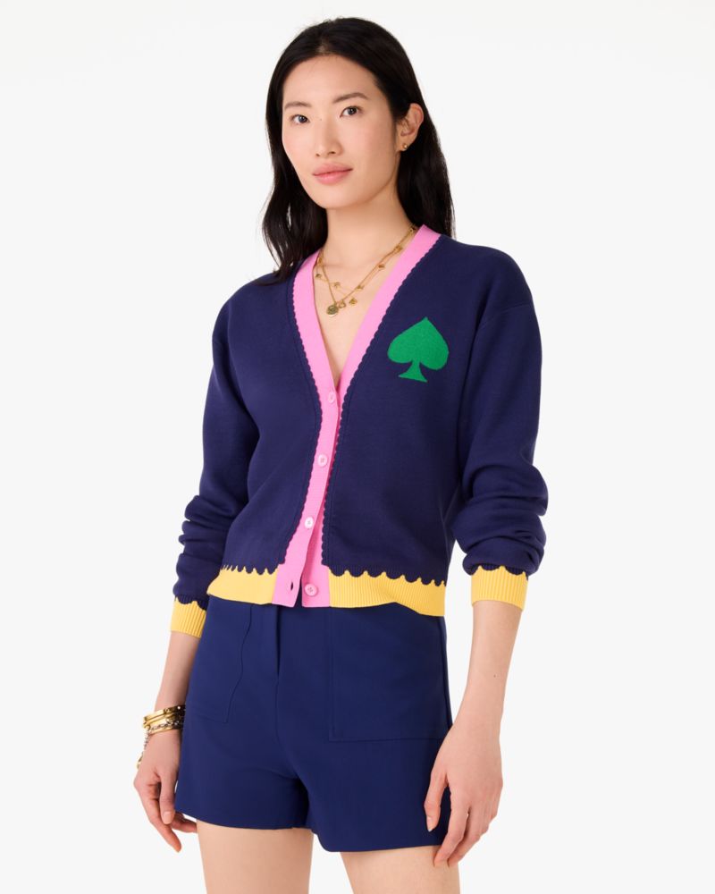 Kate Spade,Spade Logo Cardigan,