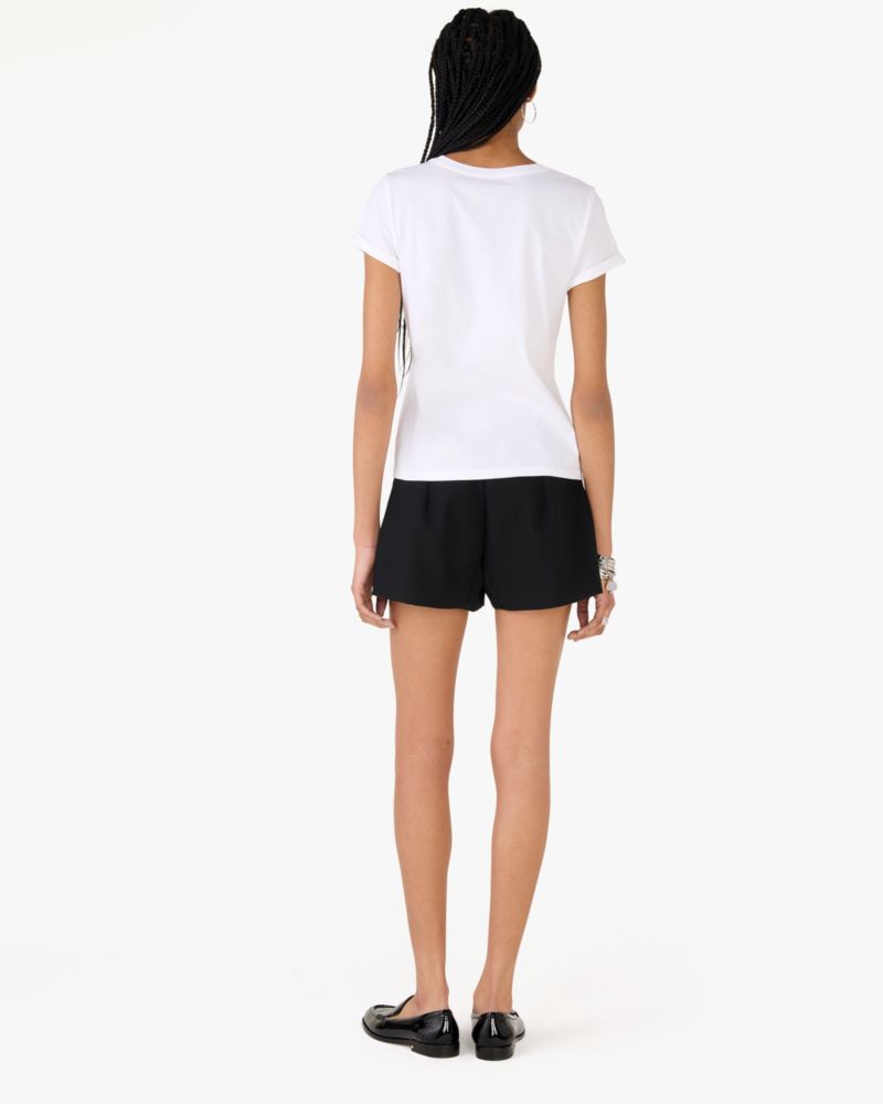 Kate Spade,Candied Flower Novelty Tee,