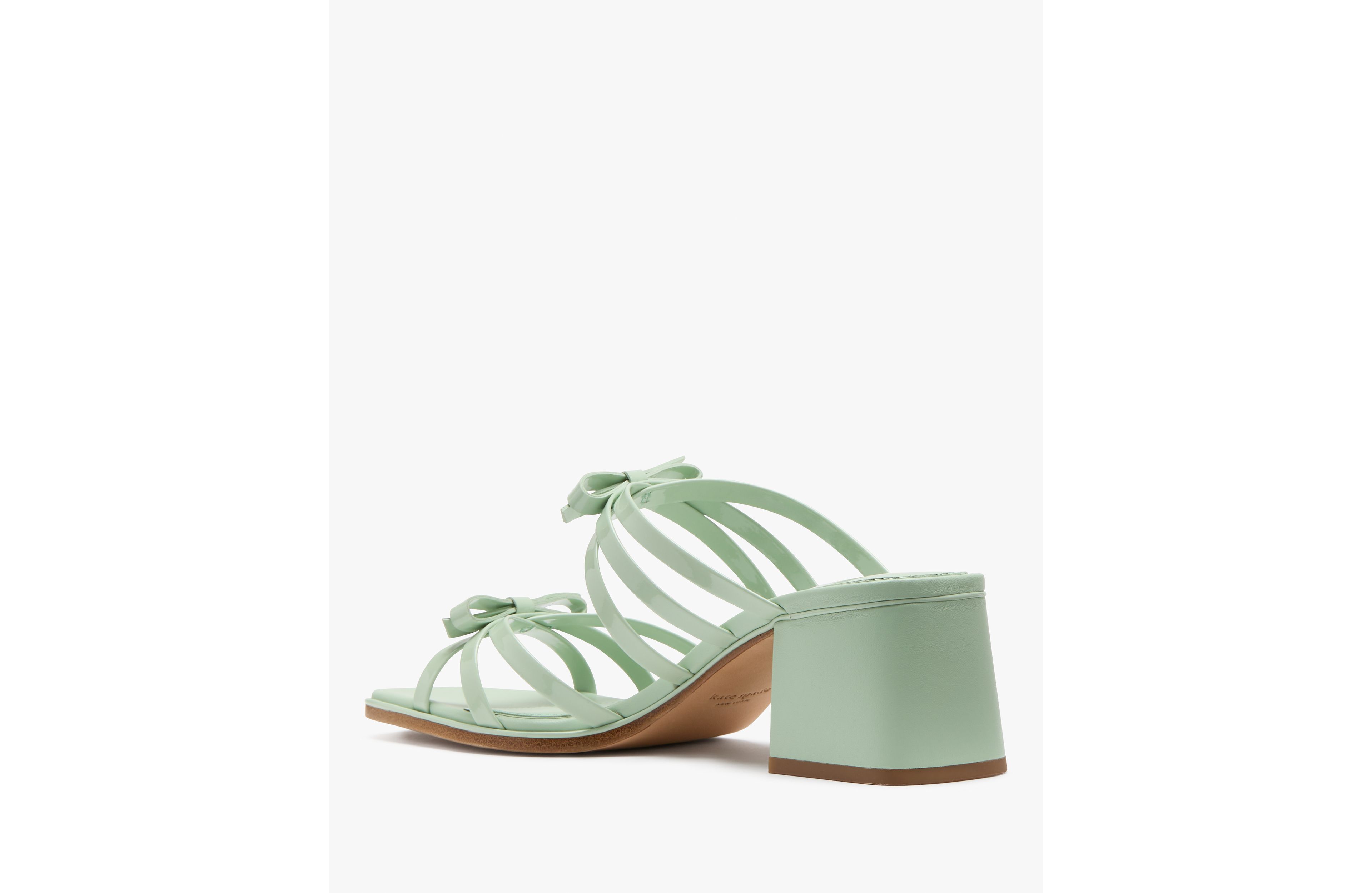 Carolina Patent Block Heel Sandals