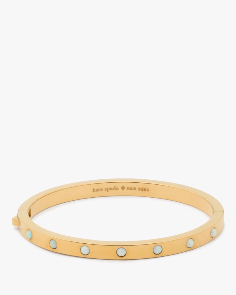 Kate Spade,Set In Stone Hinged Bangle,