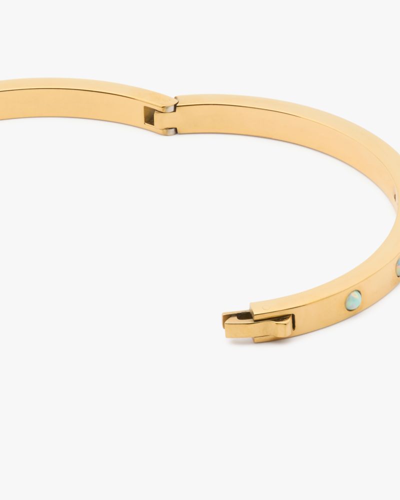 Kate Spade,Set In Stone Hinged Bangle,