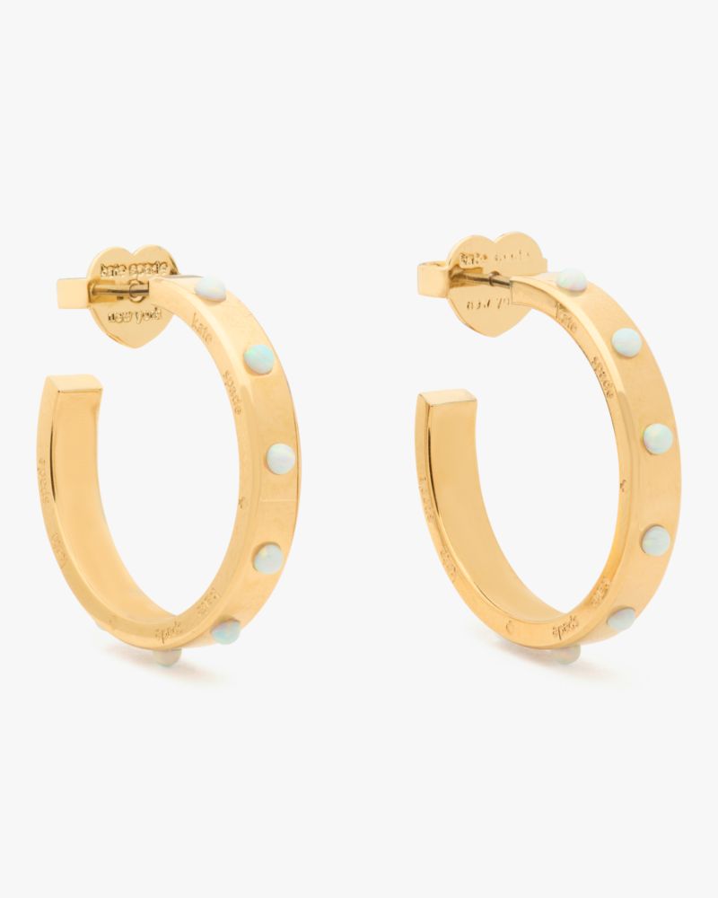 Kate Spade,Set In Stone Hoops,