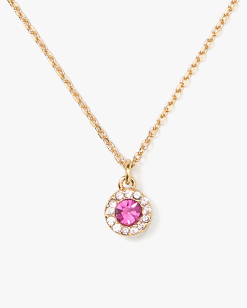 Kate Spade,You're A Gem Pave Halo Pendant,