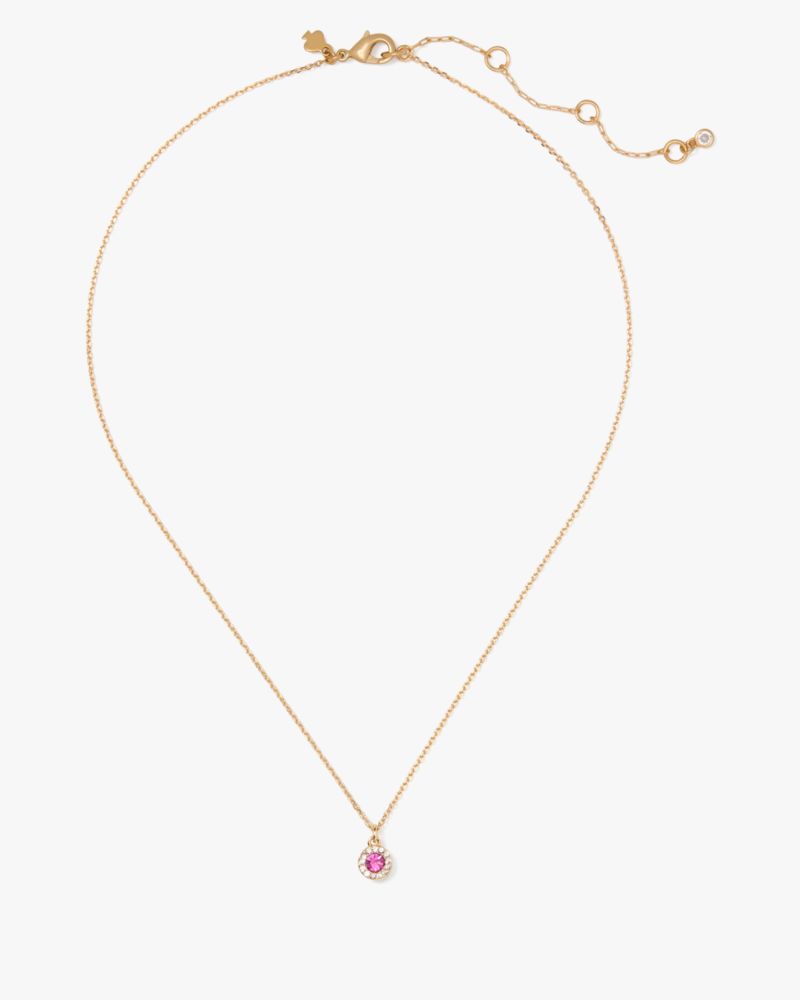 Kate Spade,You're A Gem Pave Halo Pendant,