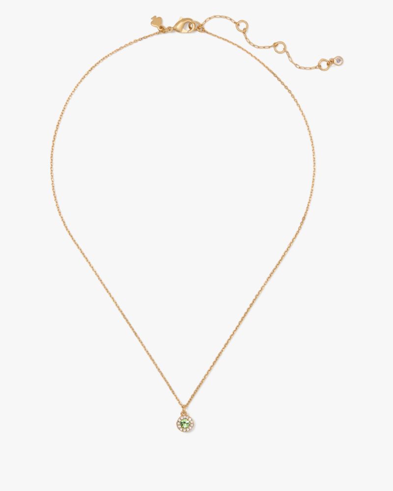Kate Spade,You're A Gem Pave Halo Pendant,Multi Color