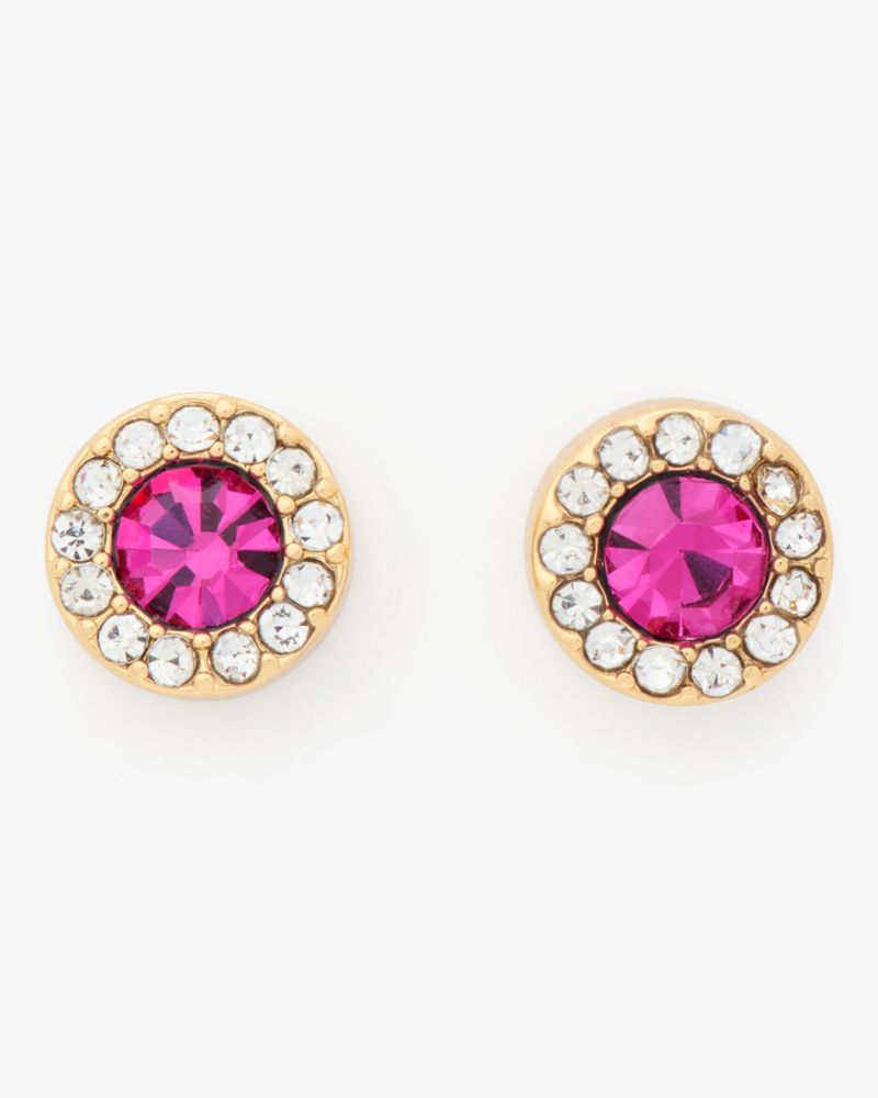 Kate Spade,You're A Gem Pave Halo Studs,