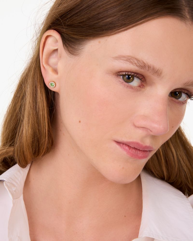 Kate Spade,You're A Gem Pave Halo Studs,Multi Color