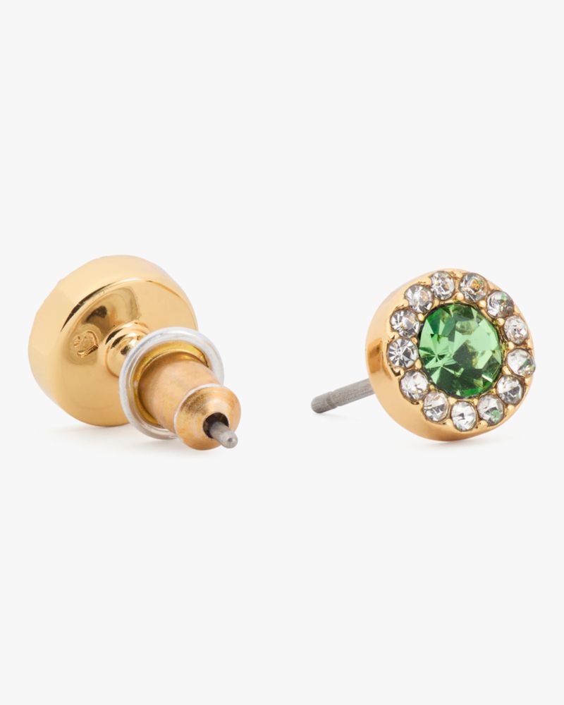 Kate Spade,You're A Gem Pave Halo Studs,Multi Color
