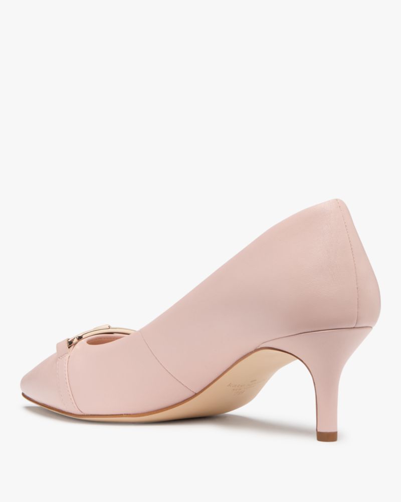 Kate Spade,Hallie Smooth Leather Pump,Pink