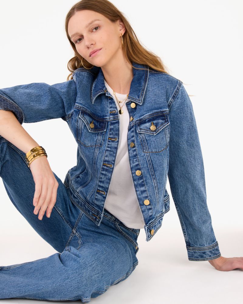 Kate Spade,Classic Denim Jacket,