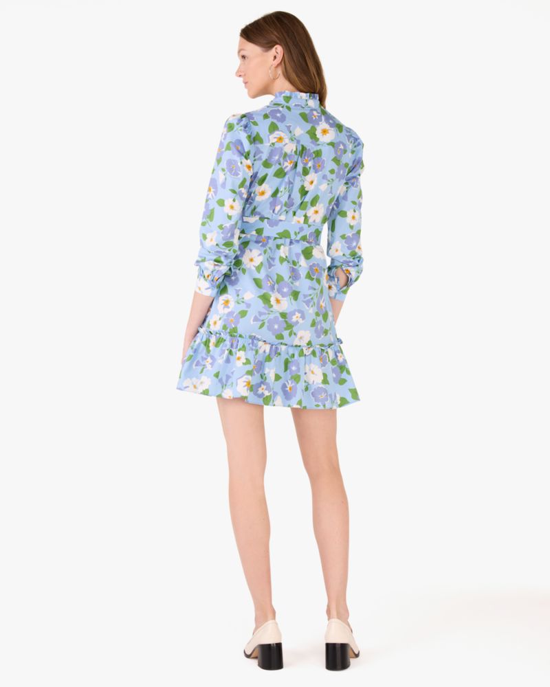 Kate Spade,Petunia Vine Ruffle Shift Dress,