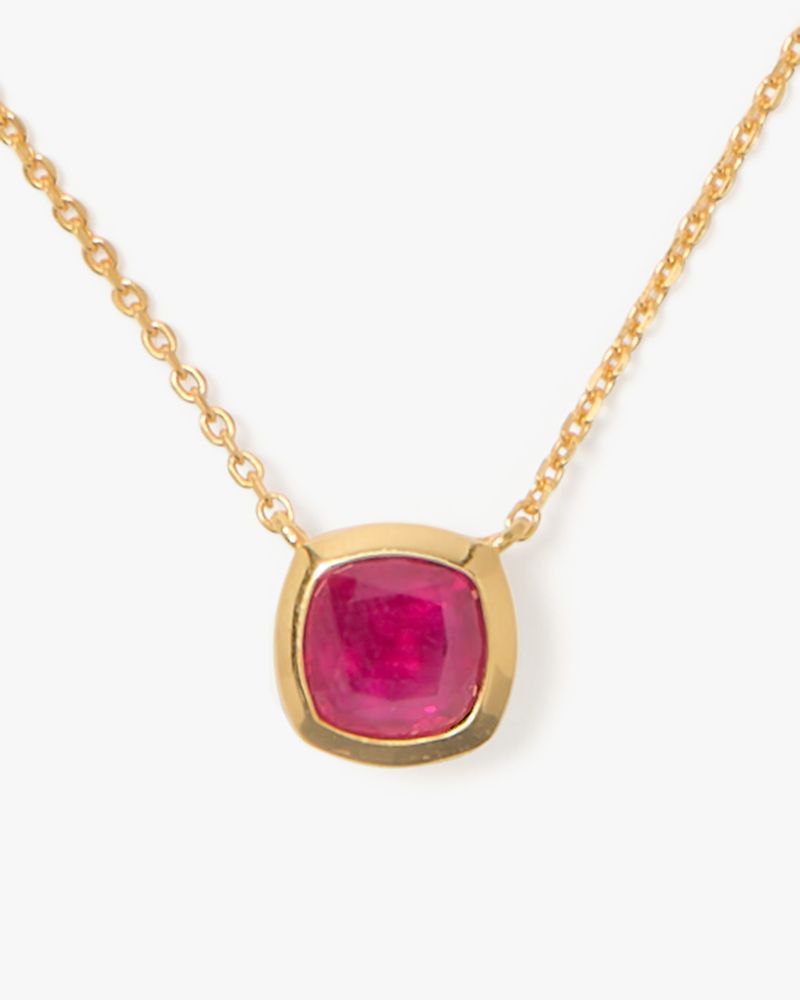 Kate Spade,Kate Spade Fine Time To Shine Gem Pendant,