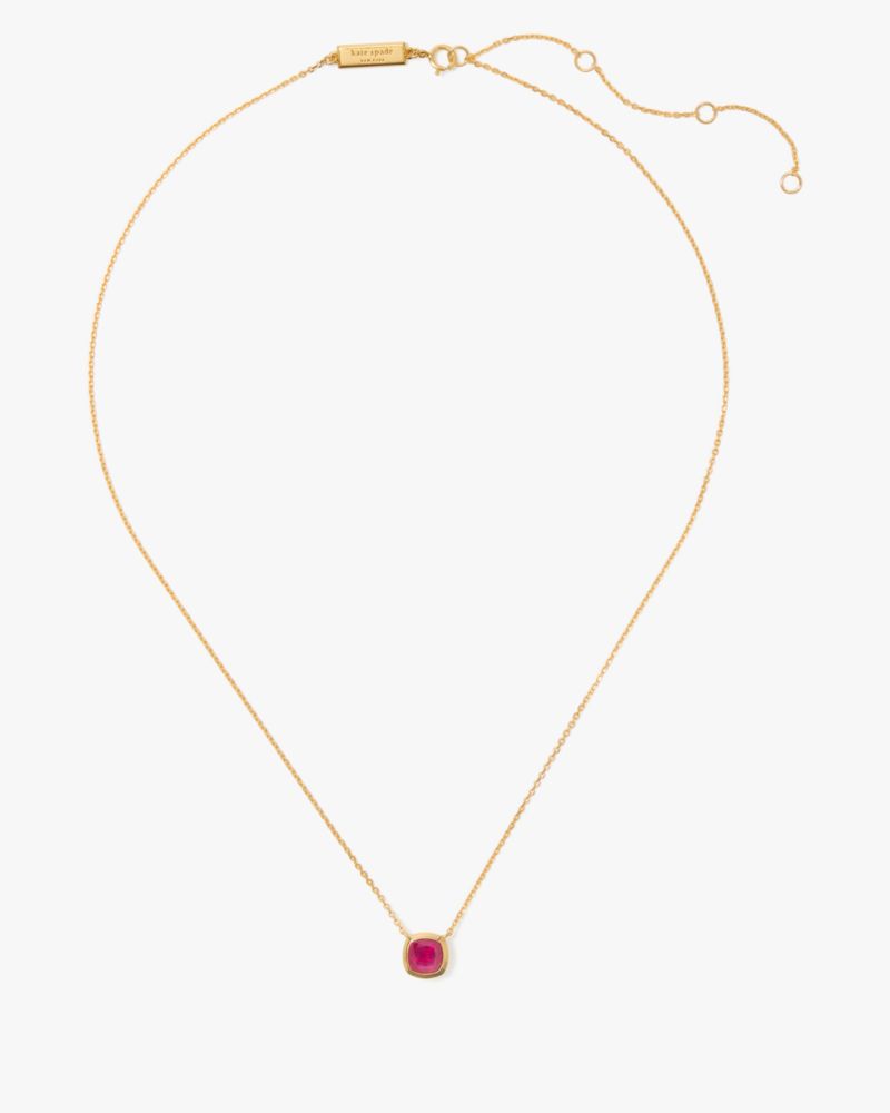 Kate Spade,Kate Spade Fine Time To Shine Gem Pendant,