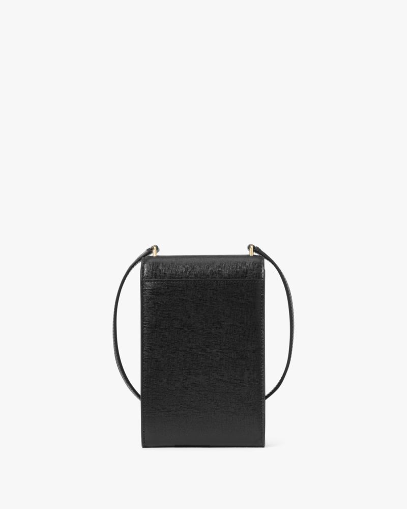 Kate Spade,Serena Phone Crossbody,Leather,Crossbody,Faux Leather,Logo,Casual,Black