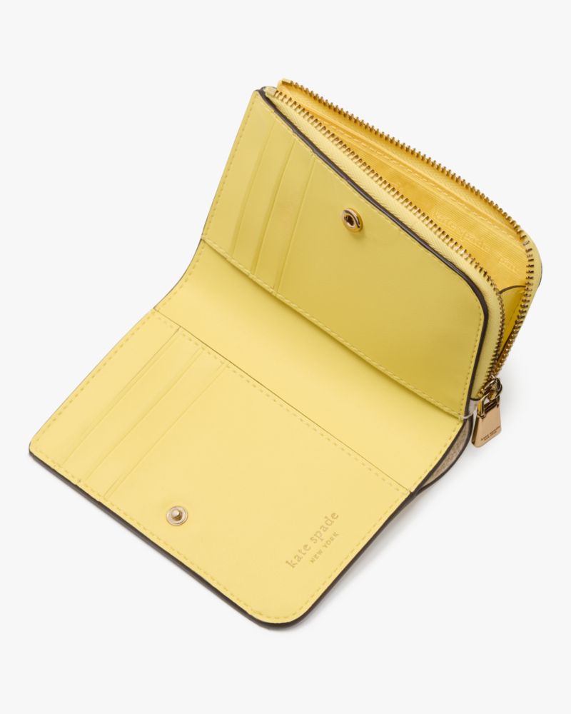 Kate Spade,アヴァ スプリング パンジー バイフォールド ウォレット,ミニ財布,ユズジャムマルチ