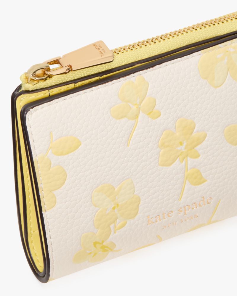 Kate Spade,アヴァ スプリング パンジー バイフォールド ウォレット,ミニ財布,ユズジャムマルチ