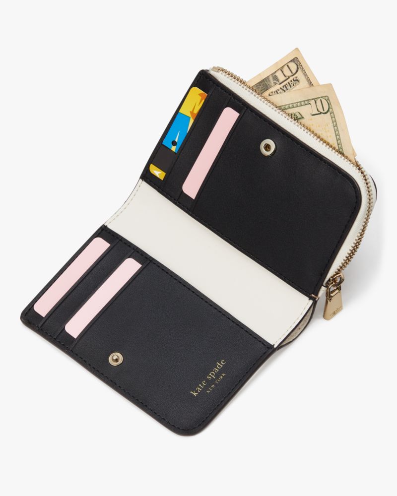 Kate Spade,アヴァ スプリング パンジー バイフォールド ウォレット,ミニ財布,ユズジャムマルチ