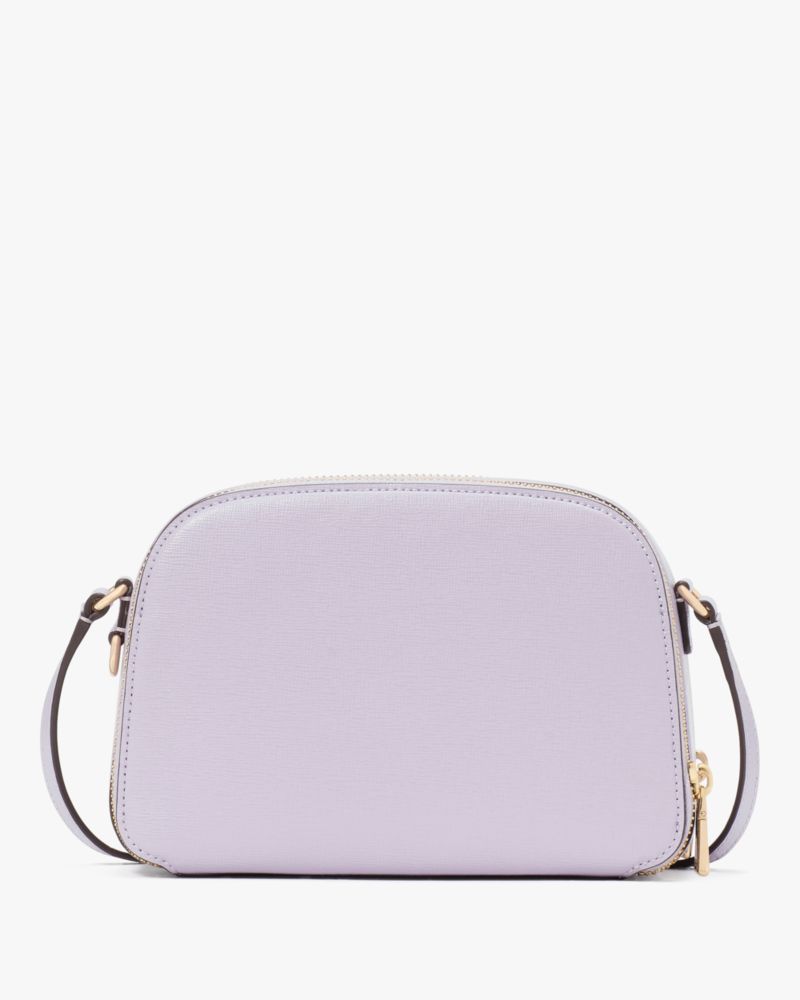Kate Spade,Serena Double Zip Dome Crossbody,Crossbody,Logo,Casual,Lavender