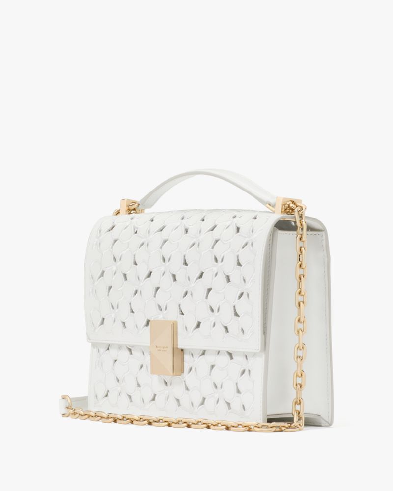 Kate Spade,デコ アイレット チェーン ショルダー バッグ,ショルダーバッグ,トゥルーホワイト