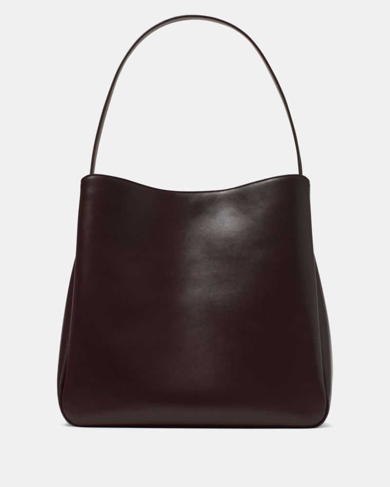 Kate Spade,Grace Hobo Bag,Leather,Hobo,Logo,Casual,Brown