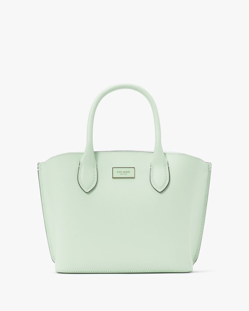 Kate Spade,Suite Crossbody Tote,Tote,Logo,Metal,Adjustable,Work,Green