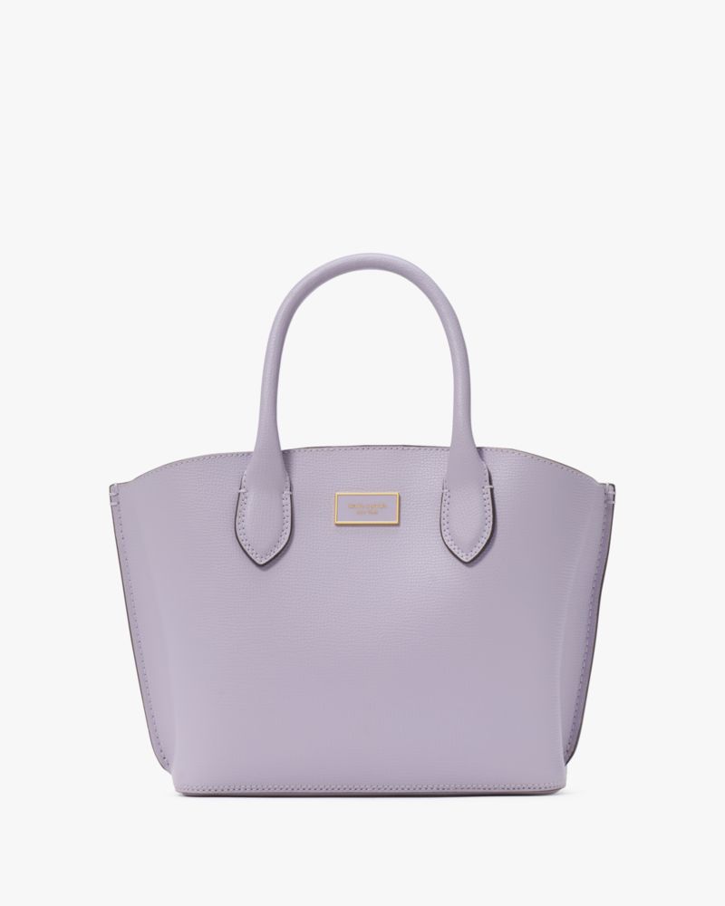 Kate Spade,Suite Crossbody Tote,Tote,Logo,Metal,Adjustable,Work,Lavender