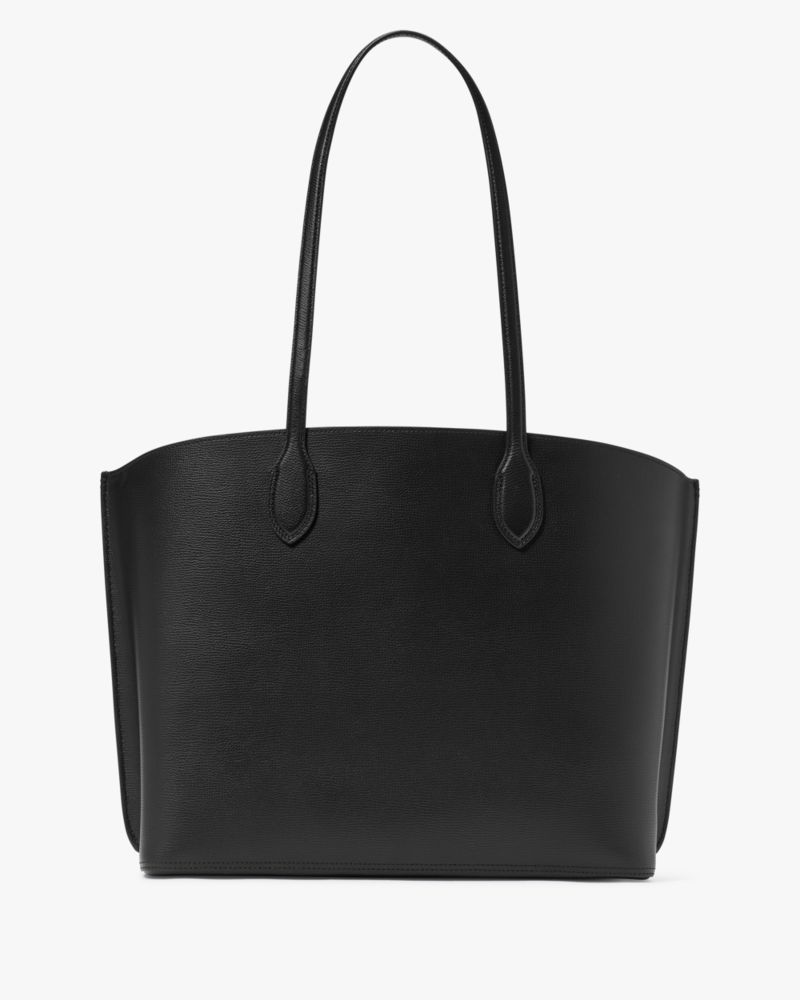 Kate Spade,Suite Large Work Tote,Tote,Metal,Logo,Work,Black