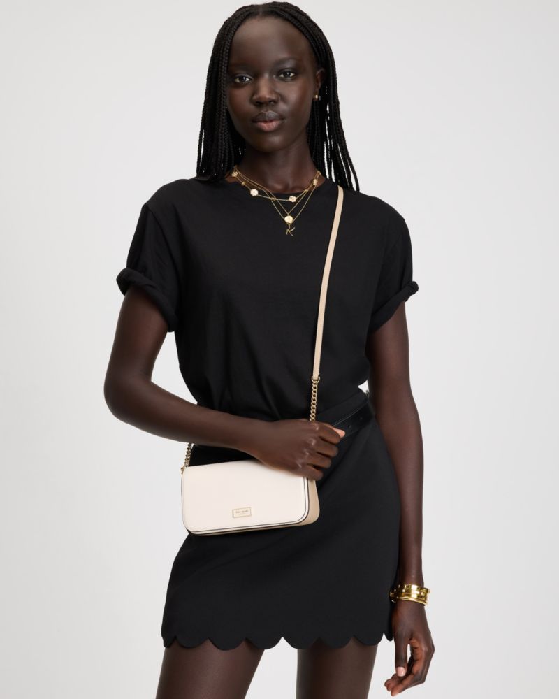 Kate Spade,Serena Chain Wallet,Cream