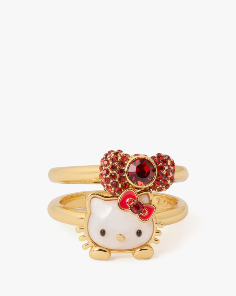 Kate Spade,Hello Kitty X Kate Spade New York Ring Set,