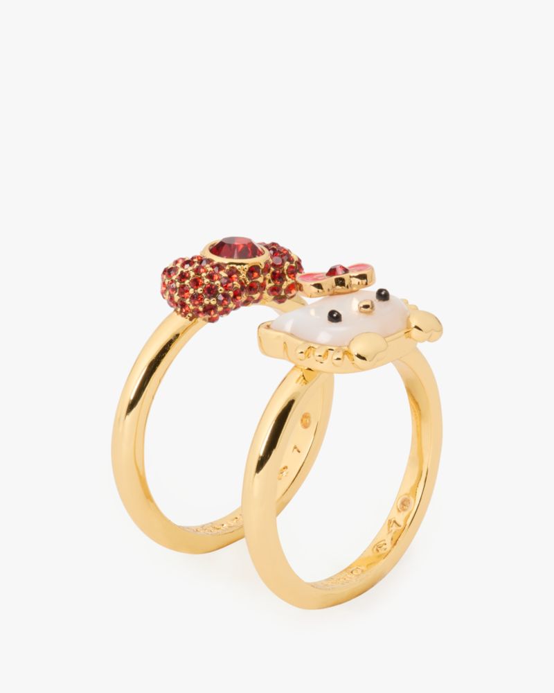 Kate Spade,Hello Kitty X Kate Spade New York Ring Set,