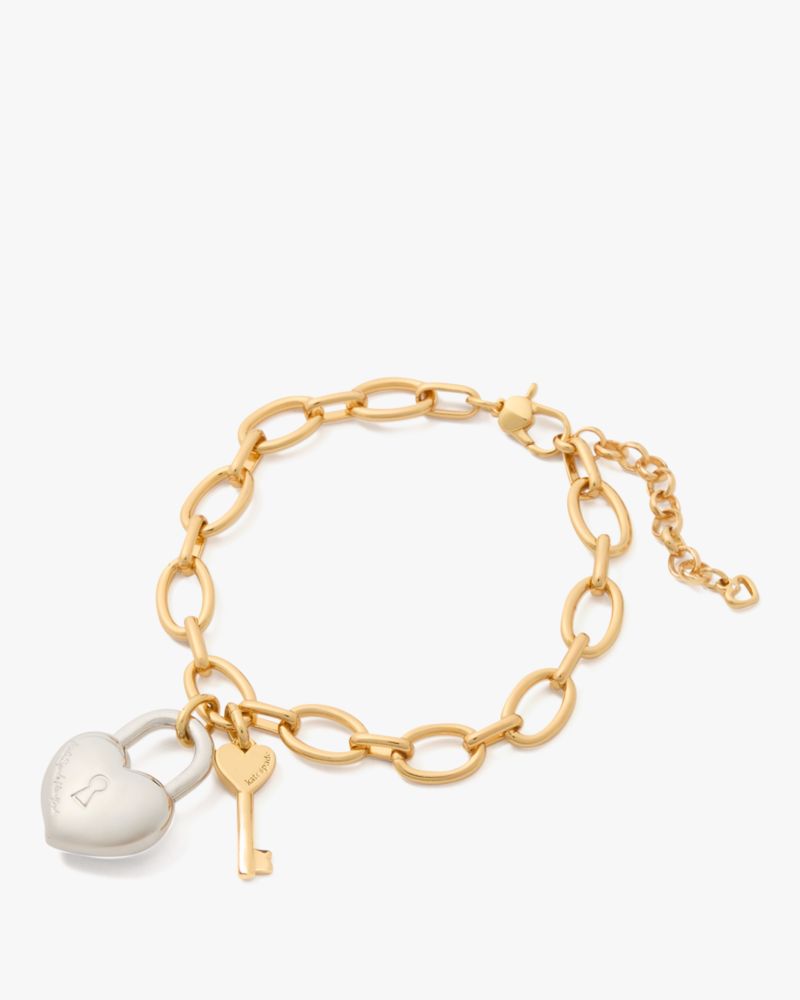 Kate Spade,Heart You Charm Bracelet,