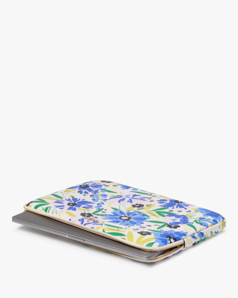 Kate Spade,Madison Floral Laptop Sleeve,Multi Color